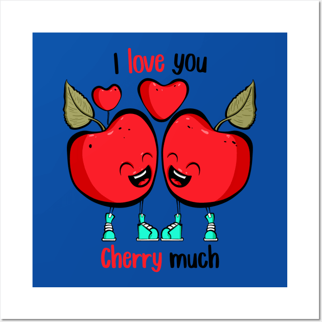 Cherry Lover Wall Art by Art by Nabes